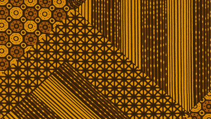 Colorful African fabric – Seamless pattern