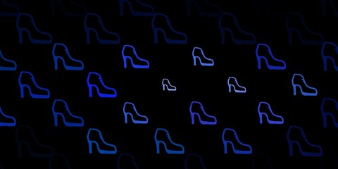 Dark pink, blue vector texture with women's rights symbols.