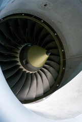 jet engine close up