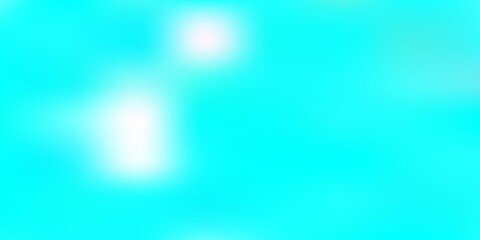 Light blue, green vector gradient blur pattern.