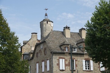 La Canourgue, Lozère, Occitanie, France, connue sous le nom de La petite Venise lozérienne, labélisé Village Etape