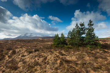 clouds over the mountains