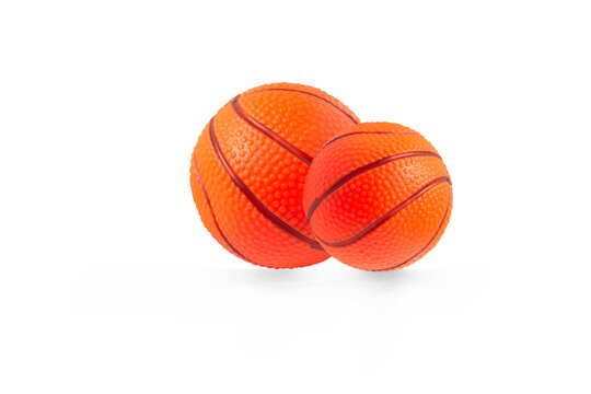 Basketball  on a white background,with clipping path