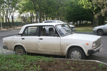 Obraz na płótnie Canvas Lada car - VAZ 2107
