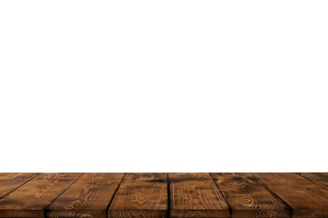 Wooden table background, Empty brown wooden table top for food display in kitchen, shop, store, cafe and restaurant backdrop, Wooden table top, counter, food shelf mockup, banner, template