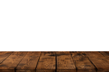 Wooden table background, Empty brown wooden table top for food display in kitchen, shop, store, cafe and restaurant backdrop, Wooden table top, counter, food shelf mockup, banner, template