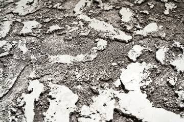 Concrete rough background. Street ceramic product. Ground stone table. Dirty rustic backdrop. Facade grunge rock. Graphic wave template. Urban smooth wallpaper. Ancient material