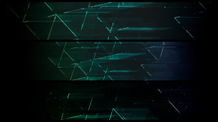 abstract mesh structure on a dark background, blurred image, 3d rendering