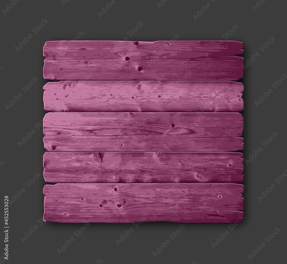 Poster vector graphic old wood board design banner. wooden board pattern backgrounds different color. paper