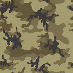 
Abstract camouflage, camouflage background repeat pattern, forest khaki color design.