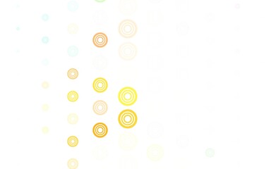 Light Multicolor vector texture with disks.