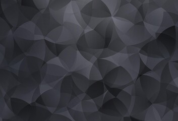 Light Gray vector template with chaotic shapes.