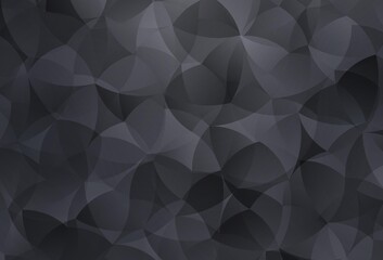 Obraz premium Light Gray vector template with chaotic shapes.