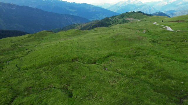 Timmelsjoch high alpine road in Austria called Passo Rombo