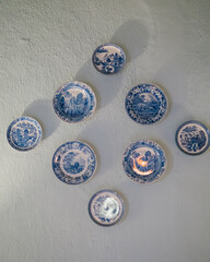 plate on the wall