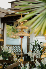 BALI'S decoration on the roof