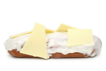 Eclair with white chocolate