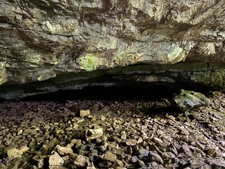 Cave Zagorska pec or Zagorska cave in Desmerice - Ogulin, Croatia (Špilja Zagorska peć ili Zagorska pećina u Desmericama - Ogulin, Hrvatska)