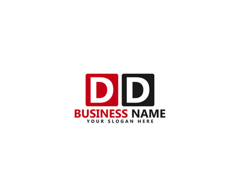 Letter DD logo, dd logo icon design vector for all kind of use