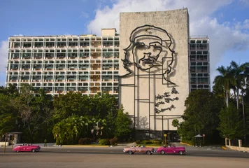 Küchenrückwand glas motiv Che Guevara Memorial, Plaza de la Revolucion, Havana, Cuba. © raquelm.