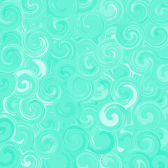 Obraz premium Abstract pattern. Spiral concentric circles on blue background geometric design. Vector illustration.
