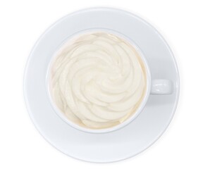 ウィンナ・コーヒー ウインナーコーヒー イラスト リアル 俯瞰 