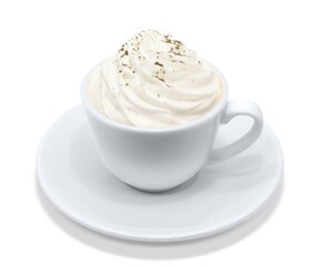 ウインナーコーヒー イラスト リアル シナモン 