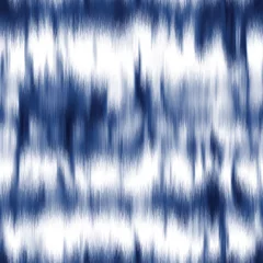 Seamless vector indigo shibori ombre tie dye pattern for surface print. High quality illustration. Realistic digitally rendered tie dye in perfect repeat for apparel, textile or interior design. © NinjaCodeArtist