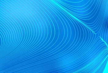 Light BLUE vector pattern with wry lines.