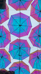 seamless pattern of umbrellas