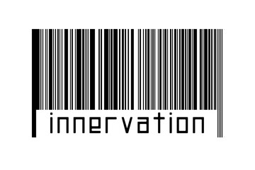 Barcode on white background with inscription innervation below