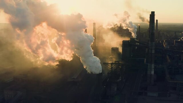 Industry smoke ecology energy factory toxic smog dirty pipe nature