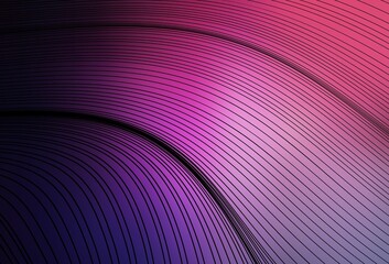 Dark Purple, Pink vector template with lines.