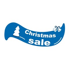 Vector holiday isolated illustration. Christmas discounts and sale. For making offers, online purchases, offline purchases, web design, holiday ads.