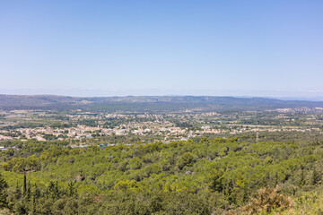 Fototapeta na wymiar Paysage du Massif de la Gardiole (Occitanie, France)