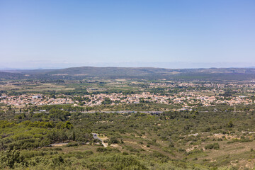 Fototapeta na wymiar Paysage du Massif de la Gardiole (Occitanie, France)