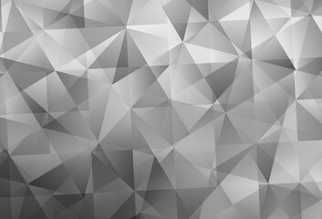 Light Gray vector low poly background.