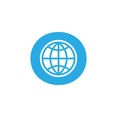 Initial Letter O Globe Logo Design Template Element. Vector Eps10