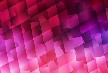 Dark Purple, Pink vector layout with lines, rectangles.