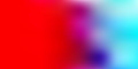 Light blue, red vector blurred texture.