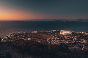 Beautiful Sunset in Cape Town, South Africa