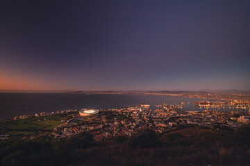 Beautiful Sunset in Cape Town, South Africa