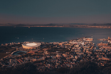 Fototapeta premium Beautiful Sunset in Cape Town, South Africa