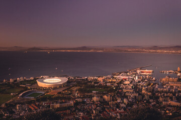 Beautiful Sunset in Cape Town, South Africa