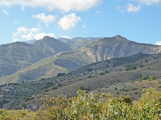 Fototapeta na wymiar mountains of Andalucia, Spain 