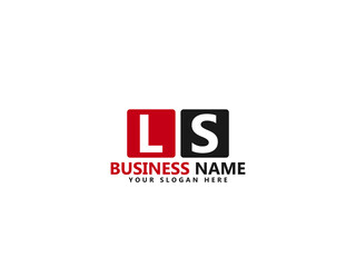 Letter LS logo, ls logo icon design vector for all kind of use - obrazy, fototapety, plakaty