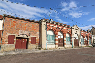 Street in Seurre, France