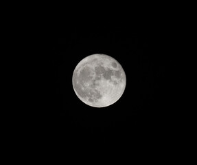 full moon over black, Sturgeon Moon