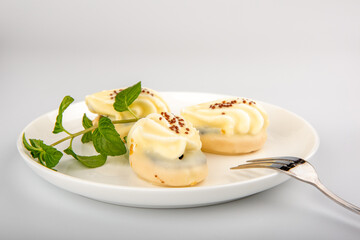 cake with whipped cream