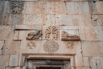 detail of the door of a church